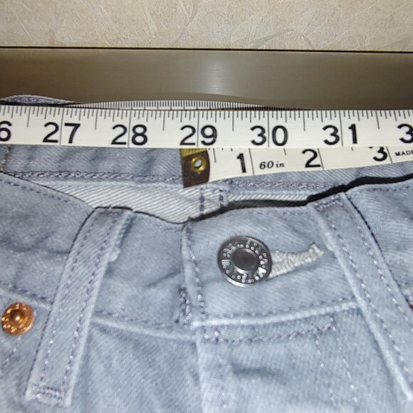 RARE - VINTAGE - EPIC - HOT 29 X 32 BUTTON FLY ** 501 ** GRAY LEVI’S that are Cl - Picture 13 of 13
